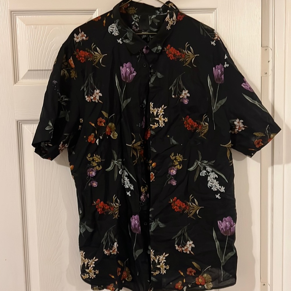 3 H&M Tropical Short Sleeve Shirts (XXL Regular Fit)